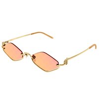 Occhiali da sole Gucci Donna GG1604S004-GOLD-GOLD-YELLOW53 - GG1604S004-GOLD-GOLD-YELLOW53